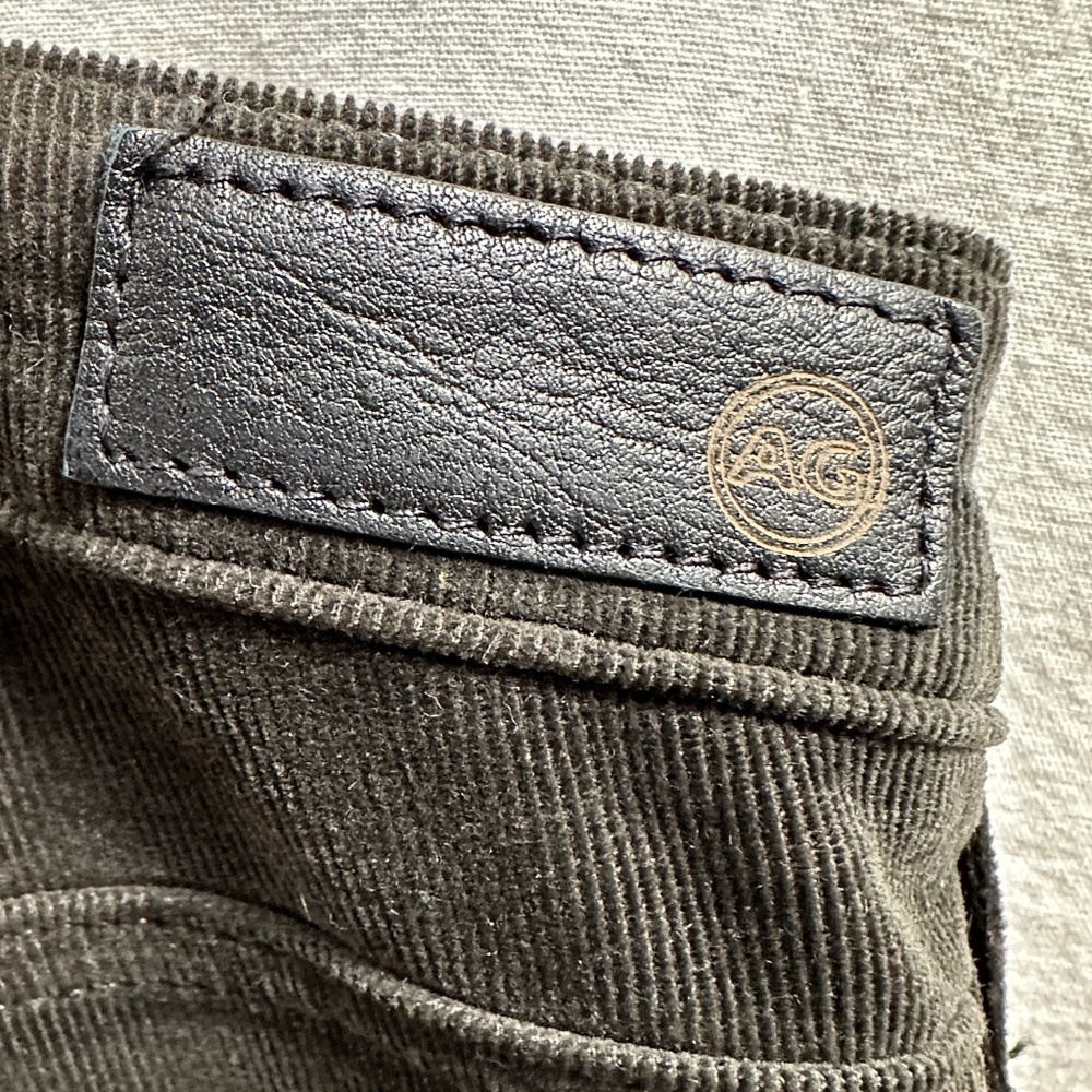 AG The Prima Mid-Rise Chocolate Brown Corduroy Cigarette Pants - Picture 5 of 9